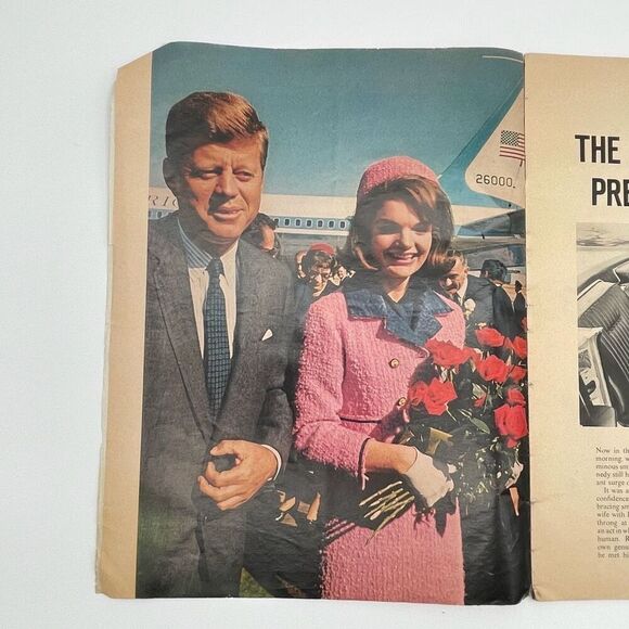 John F. Kennedy Life Magazine Memorial Edition President History Book Paperback - Picture 8 of 15
